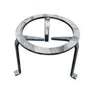 Fzaqwen Supporto per Stufa da Esterno Griglia da Cottura Treppiede Pesante per Cucina Esterna Design Antiribaltamento Porta Wok Stabilità Sicura Adatto a Campeggio Gite Fuori Porta, Medio