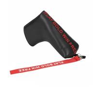 Fzaqwen Testa Putter Mallet Blade Custodia Protettiva in Pelle PU Resistente All’acqua Interno Imbottito Antiurto Apertura a Ventosa Stabilità 3D Adatto Allenamento, Nero