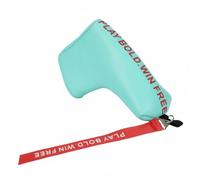 Fzaqwen Testa Putter Mallet Blade Custodia Protettiva in Pelle PU Resistente All’acqua Interno Imbottito Antiurto Apertura a Ventosa Stabilità 3D Adatto Allenamento, Verde Chiaro