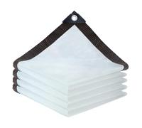 Fzaqwen Trasparente per Serra, Accessori per La Protezione Rondelle, Protezioni per L'ombra Del Patio, Telone in Tessuto, 4x6 Metri