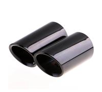 FZCSIMR Copri Terminali di Scarico in Acciaio Inox per VW per P&assat Gola della Coda Posteriore(Nero)