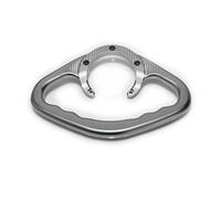 FZCSIMR Impugnatura bracciolo Moto Manopole per Passeggero Motocicletta Impugnature per Serbatoio Maniglie Braccioli per Kawasaki Z250 Z300 Z400 Z750 Z800 Z900 Z1000 Maniglia passeggero Moto(Titanio)