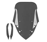 FZCSIMR Parabrezza Moto Parabrezza per Y&amaha NMAX 125 155 2021-2024 NMAX125 NMAX155 Parabrezza Moto Parabrezza Parabrezza Schermo Estensione Parabrezza Moto(Fumo)