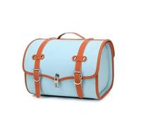 FZCSIMR Per Il Sedile Posteriore Bagagliaio Appeso Impermeabile Veicoli Elettrici Custodia Custodia Moto Retrò Borsa bagagli moto(Blu)