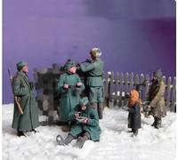 FZCWAVAB 1/35 WWII Soldato sovietico Kit di Modello in Resina di Riposo Soldato Non Verniciato e Non assemblato (Senza Scenario) //A7s5h1