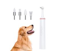Fzd sweet Spazzolino Elettrico per Cani, Ultrasuoni e Rimozione della Placca, Silenzioso e Senza Sfregamento, con 4 Testine Pulite, Combatte Il Tartaro e L'Alitosi