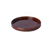 Fzfeiyy Sottovaso Rotondo in Ceramica, 22,9 cm, per Interni ed Esterni, per Contenere Gocce d'Acqua e Terra, Vassoio di drenaggio in Ceramica per Vaso da Fiori (Reactive
