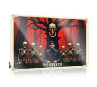 FZFN Cartello con whisky per casa, bar, Happy Halloween, teschio spettrale, targa in latta divertente cartello stradale per porta della grotta (20 x 30 cm)