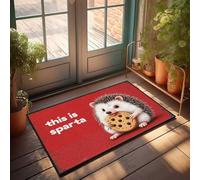 FZFN Cool Room Accessories for Teens Boys Sparta The Hedgehog's Chocolate Chip Adventure Zerbino per esterni Zampe Tappetino regalo per la decorazione della casa (50 x 80 cm)