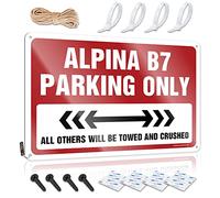 FZFN Cool Wall Decor Fun Inappropriate Alpina B7 Parcheggio Solo per Saloon - Aggiornamenti Personalizzabili (20X30CM)