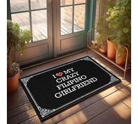 FZFN Runner in plastica per esterni I Love My Crazy Filipino Girlfriend | Decorazione primaverile per esterni ad asciugatura rapida, tappeto antiscivolo ideale per casa e ufficio antimicrobico (40 x