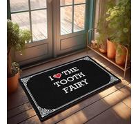 FZFN Tappeto a basso profilo, con scritta "I Love The Dooth Fair", antiscivolo, da bagno, per camera da letto, facile da pulire, durevole, per la matematica (65 x 90 cm)