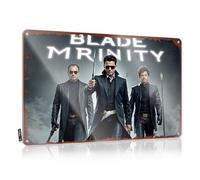 FZFN Targa in latta con scritta in lingua inglese "Blade Trinity: The Ultimate Trio Of Urban Legends" (lingua italiana non garantita) per la decorazione della casa (30 x 40 cm)