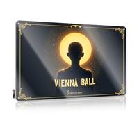 FZFN Targa in metallo con scritta "Vienna Ball: A Night Of Elegance and Entertainment", divertente targa in metallo per bar, decorazione per grotte degli uomini (20 x 30 cm)