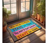 FZFN What Some Say Is Hurting You Stays In Here. Plain for Crafts Farm Kitchen Decor - Zerbino imbottito durevole (65 x 90 cm)