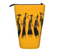 FZGGWYHL Astuccio telescopico espandibile con stampa della cultura africana creativa