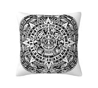 FZGGWYHL Federa decorativa con calendario Maya Fine del mondo stampato