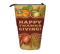 FZGGWYHL Happy Thanksgiving - Astuccio telescopico portatile per cancelleria con stampa a matita