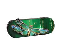 FZGGWYHL Jewel Dragonfly - Astuccio in pelle con stampa di libellula, astuccio portatile per cancelleria
