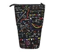 FZGGWYHL Matita stampata con formula matematica, custodia telescopica portatile per cancelleria