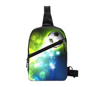 FZGGWYHL pallone da calcio fresco stampato pacchetto petto diagonalmente Crossbody Bag