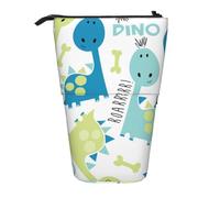 FZGGWYHL Simpatico dinosauro stampato matita telescopica portatile cancelleria sacchetto di stoccaggio Bag