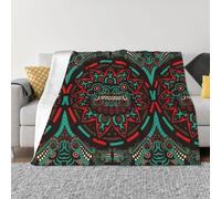 FZGGWYHL Sugar and Skulls Day of the Dead Dragon Totem stampato ultra-morbido in micro pile coperta coperta coperta