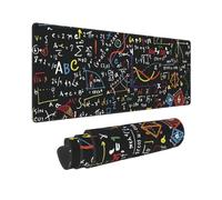 Fzggwyhl Tappetino per mouse stampato con formula matematica, 30 x 80 cm, tappetino per tastiera da scrivania
