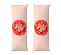 FZGGWYHL Tomato Slice - Federa per cuscino con stampa a forma di fetta di pomodoro, 50,8 x 137,2 cm