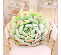 FZKun Cuscino decorativo 3D a forma di pianta grassa, realistico, in morbido peluche, per divano, letto, sedia, decorazione per la casa (50,8 cm, #1)