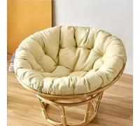 FZKun Cuscino per Sedia Sospesa - Morbido Cuscino Rotondo in Stile Nido per Amache Papasan Radar, Sedie a Uovo, per Uso Interno ed Esterno, Balcone, Giardino (D, 110x110cm)