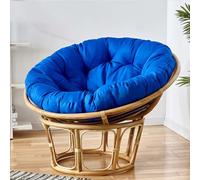 FZKun Cuscino per Sedia Sospesa - Stile Nido Accogliente, Rotondo, Cuscino Spesso per Sedile, Morbido e Sostenente, per Amache Papasan, Sedie Radar a Uovo, Uso Interno ed Esterno, Balcone, Giardino (C