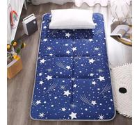 FZKun Materasso Futon - Materasso Pieghevole Leggero da Pavimento con Base Antiscivolo Rilassante per Sonnellini Viaggi Letto Ospiti Dormitorio Ufficio Uso Tatami (Giallo, 90x200cm)