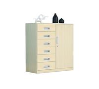 FZL02068LM Cartella Armadietto a 6 cassetti Armadietto multifunzionale for la casa Armadietto for file dati in metallo for ufficio Cartelle di file(Beige)