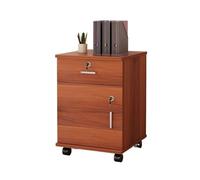 FZL02068LM Cartella Armadietto for documenti da ufficio con armadietto basso mobile con chiusura semplice e organizer for file con cassetti Cartelle di file(Red)