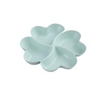 FZL02068LM Ciotole Aperitivo Scatola portaoggetti for piatti a forma di cuore, piatti for snack di frutta secca, contenitore for dolciumi e dessert diviso Antipastiera(Green)