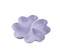 FZL02068LM Ciotole Aperitivo Scatola portaoggetti for piatti a forma di cuore, piatti for snack di frutta secca, contenitore for dolciumi e dessert diviso Antipastiera(Purple)