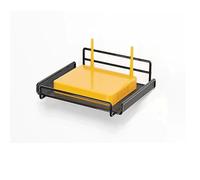 FZL02068LM Mensole per Doccia Scaffali da parete monostrato Scaffali for decorazioni da parete Scaffali for libri senza fori sul muro Scaffali a muro Mensole Doccia(Nero)