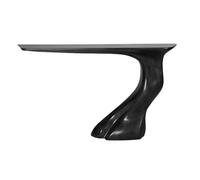 FZL02068LM Mobile Tavolini da consolle stretti in legno massello da 56", tavolo da ingresso moderno e decorativo, tavolo da divano for soggiorno, corridoio, foyer, ingresso stoccaggio(Nero)