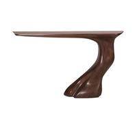 FZL02068LM Mobile Tavolini da consolle stretti in legno massello da 56", tavolo da ingresso moderno e decorativo, tavolo da divano for soggiorno, corridoio, foyer, ingresso stoccaggio(Bruin)