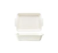 FZL02068LM Pirofile da Forno Teglia Rettangolare in Ceramica for Forno a microonde, Grande, da 3800 ml, for Cottura a microonde, con Doppio Orecchio, for Riso al Forno e Formaggio Pirofila da Forno