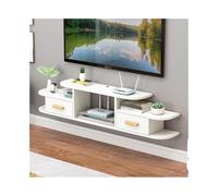 FZL02068LM Porta TV Supporto TV sospeso, unità multimediali a parete, mobile basso for con foro for cavi Consolle(Bianco)