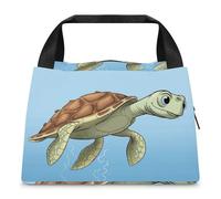 FZMTLDS Borsa per il pranzo alla ricerca di tartarughe marine Lunch Box per le donne Borsa termica per il pranzo di grande capacità Borsa termica per il pranzo