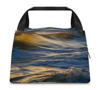 FZMTLDS Borsa per il pranzo Dawn Waves Lunch Box per le donne Borsa termica per il pranzo Grande Capacità Lunchbox Lunch Cooler Bag