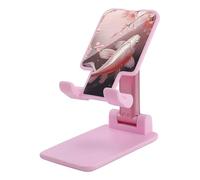 FZMTLDS Cherry Blossom Red Carp Supporto per telefono cellulare pieghevole per scrivania Supporto per cellulare portatile da tavolo Supporto per telefono completamente regolabile per scrivania adatto