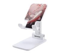 FZMTLDS Cherry Blossom Red Carp Supporto per telefono cellulare pieghevole per scrivania Supporto portatile per cellulare da tavolo Supporto per telefono completamente regolabile per scrivania adatto