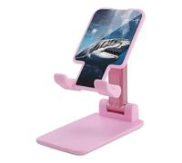 FZMTLDS Great White Shark Supporto per telefono cellulare pieghevole per scrivania Supporto per cellulare portatile Dock da tavolo Supporto per telefono completamente regolabile per scrivania adatto