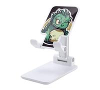 FZMTLDS Little Green Dragon's Egg Supporto per telefono cellulare pieghevole per scrivania Supporto per cellulare portatile Dock da tavolo Supporto per telefono completamente regolabile per scrivania