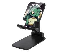 FZMTLDS Little Green Dragon's Egg Supporto per telefono cellulare pieghevole per scrivania Supporto per cellulare portatile Dock da tavolo Supporto per telefono completamente regolabile per scrivania