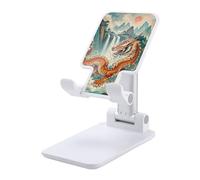 FZMTLDS Longhu Mountain Waterfall, China Cellulare Stand Pieghevole per Scrivania Portatile Cellulare Culla Desktop Dock Completamente Regolabile Supporto per Telefono per Scrivania Adatto per